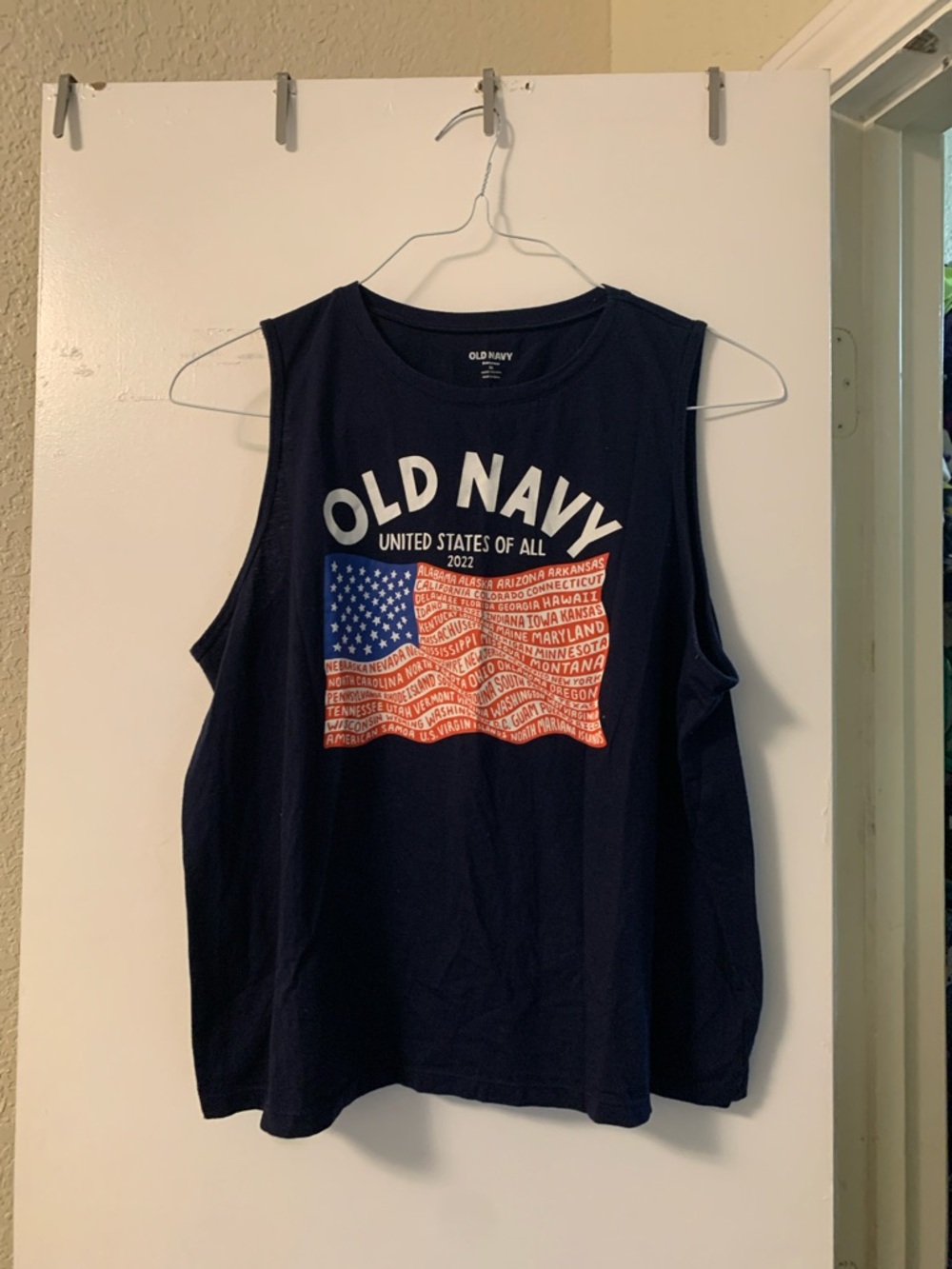 old navy july 4th america tank top size xl